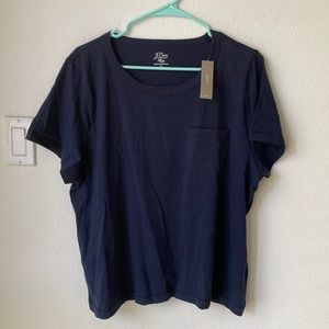 J. Crew navy T shirts